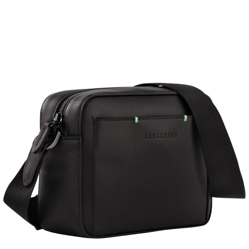 Men Longchamp Sur Seine Camera Crossbody Bag Black | Ireland-394PESQWN