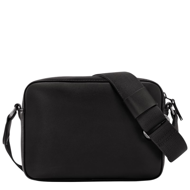 Men Longchamp Sur Seine Camera Crossbody Bag Black | Ireland-394PESQWN