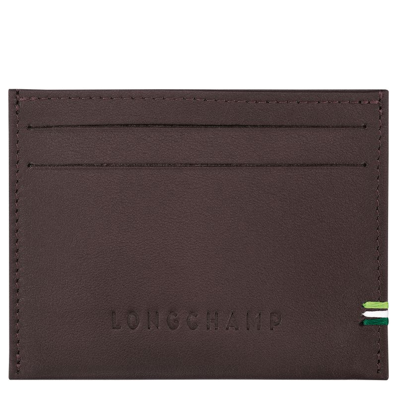 Men Longchamp Sur Seine Card Holder Beige | Ireland-021WKQDRE