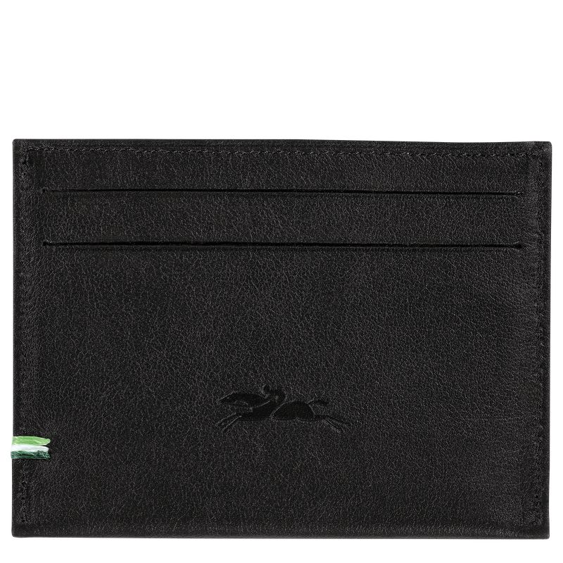 Men Longchamp Sur Seine Card Holder Black | Ireland-594OPBRCQ