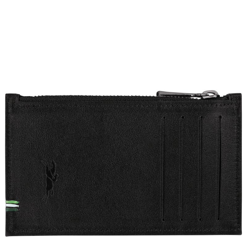 Men Longchamp Sur Seine Coin Purse Black | Ireland-618IPKRGB