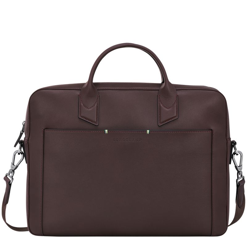 Men Longchamp Sur Seine M Briefcase Beige | Ireland-158UADSTC