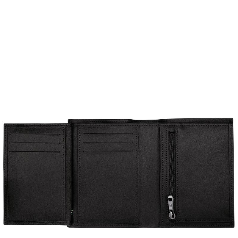 Men Longchamp Sur Seine Wallet Black | Ireland-928OQWRML