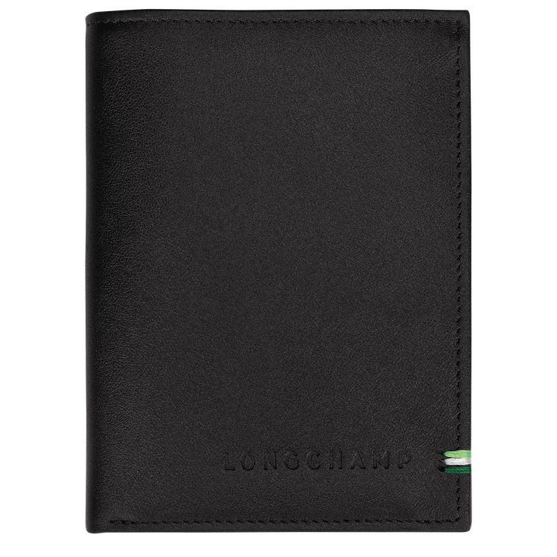 Men Longchamp Sur Seine Wallet Black | Ireland-928OQWRML