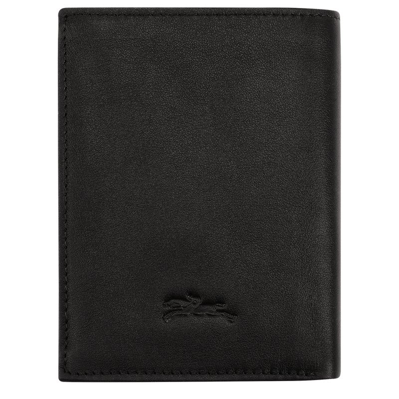 Men Longchamp Sur Seine Wallet Black | Ireland-876OLJDTI