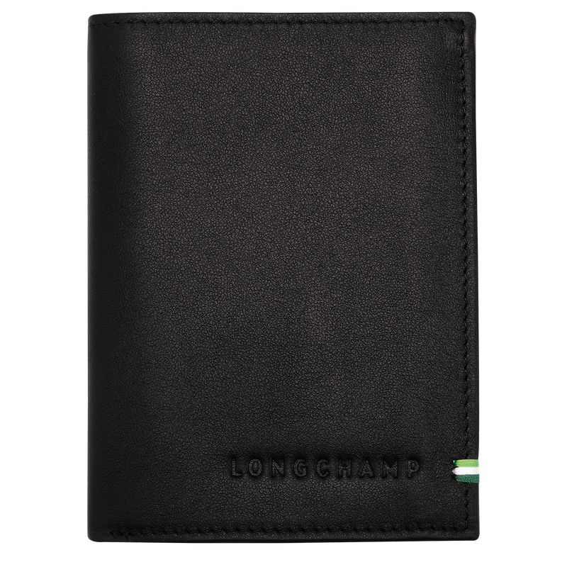 Men Longchamp Sur Seine Wallet Black | Ireland-876OLJDTI