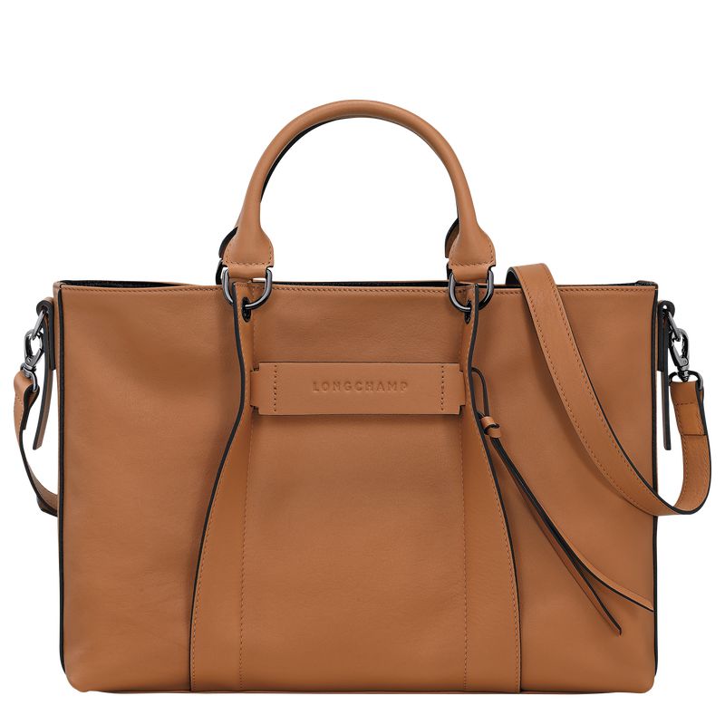 Women Longchamp 3D L Handbag Beige | Ireland-479LBUIHC