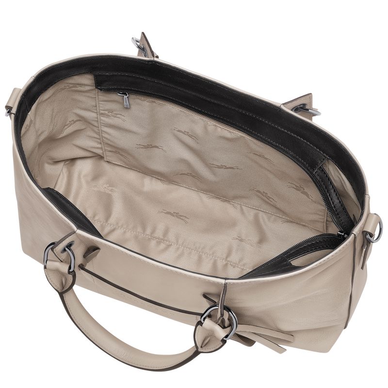 Women Longchamp 3D L Handbag Beige | Ireland-204VIBRCO