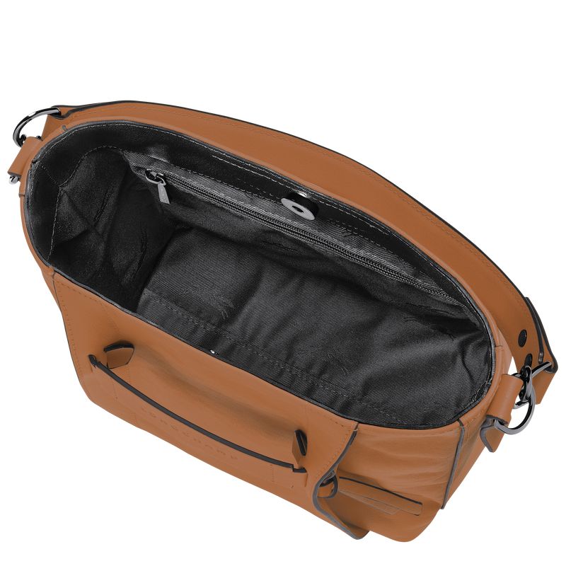Women Longchamp 3D S Crossbody Bag Beige | Ireland-703AFNDYX