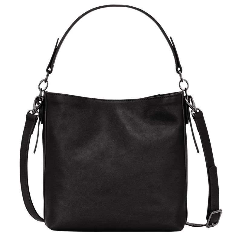 Women Longchamp 3D S Crossbody Bag Black | Ireland-584CPMEVY