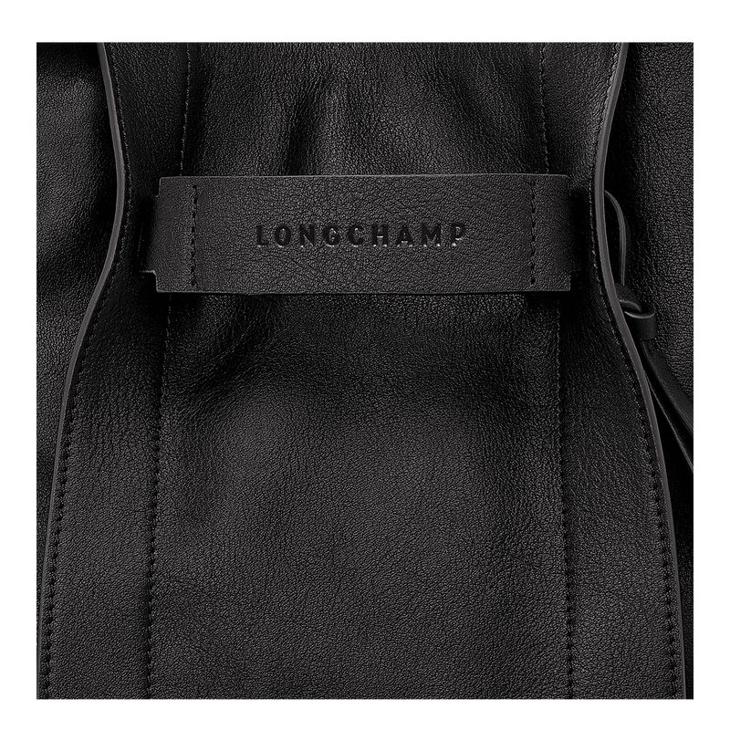 Women Longchamp 3D S Crossbody Bag Black | Ireland-584CPMEVY