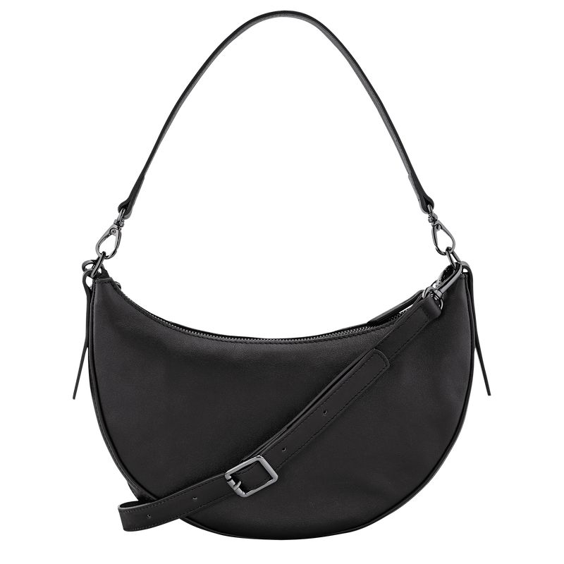 Women Longchamp 3D S Crossbody Bag Black | Ireland-154TKHSJL