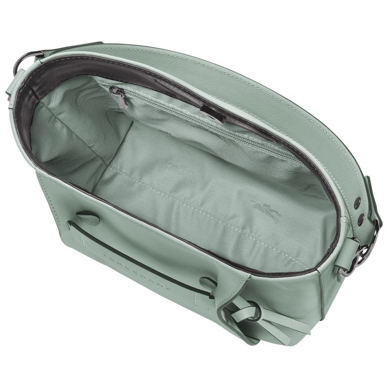 Women Longchamp 3D S Crossbody Bag Blue Green | Ireland-857NKFGYL