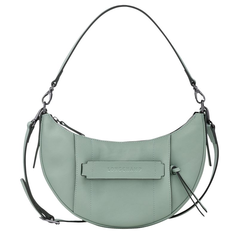 Women Longchamp 3D S Crossbody Bag Blue Green | Ireland-941REPZWK
