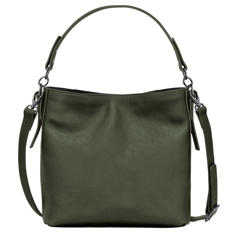 Women Longchamp 3D S Crossbody Bag Khaki | Ireland-940UDBLRX