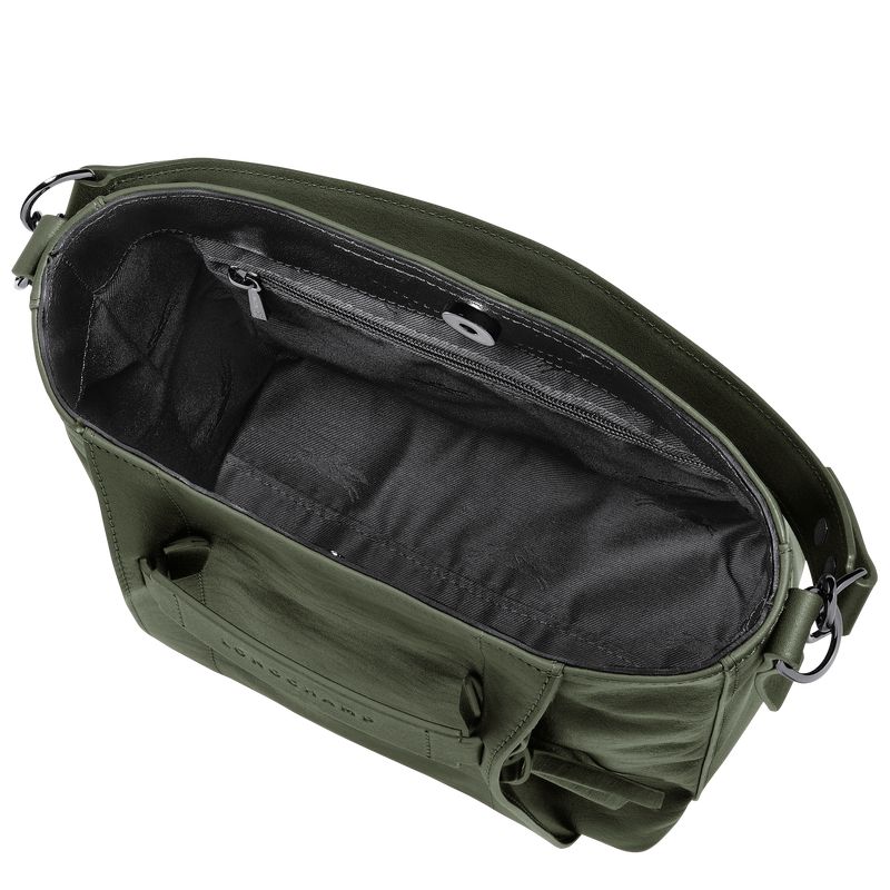 Women Longchamp 3D S Crossbody Bag Khaki | Ireland-940UDBLRX