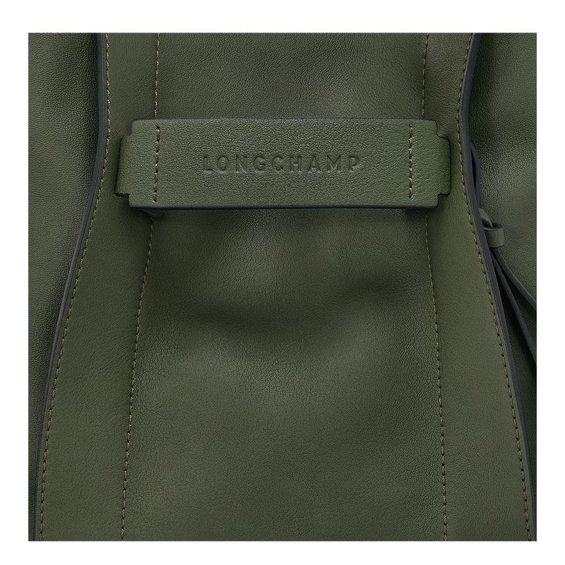 Women Longchamp 3D S Crossbody Bag Khaki | Ireland-940UDBLRX