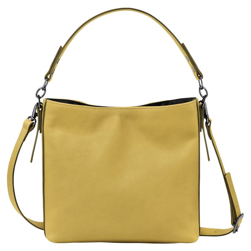 Women Longchamp 3D S Crossbody Bag Yellow | Ireland-673XZYLIS