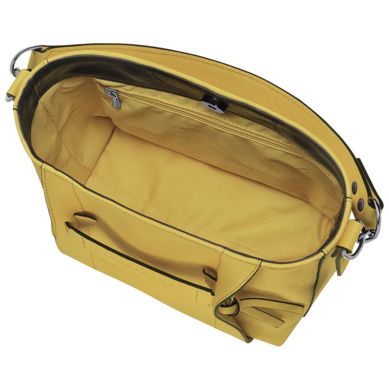 Women Longchamp 3D S Crossbody Bag Yellow | Ireland-673XZYLIS