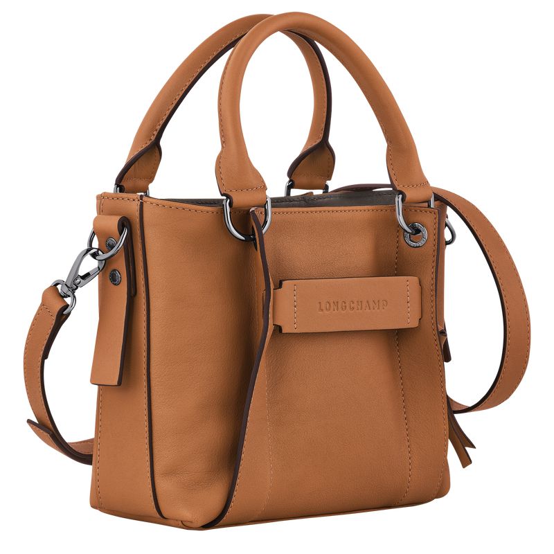 Women Longchamp 3D S Handbag Beige | Ireland-958WFBUNS