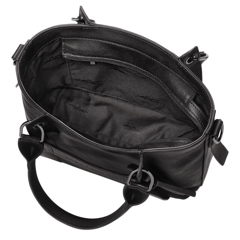 Women Longchamp 3D S Handbag Black | Ireland-928CKOYTJ