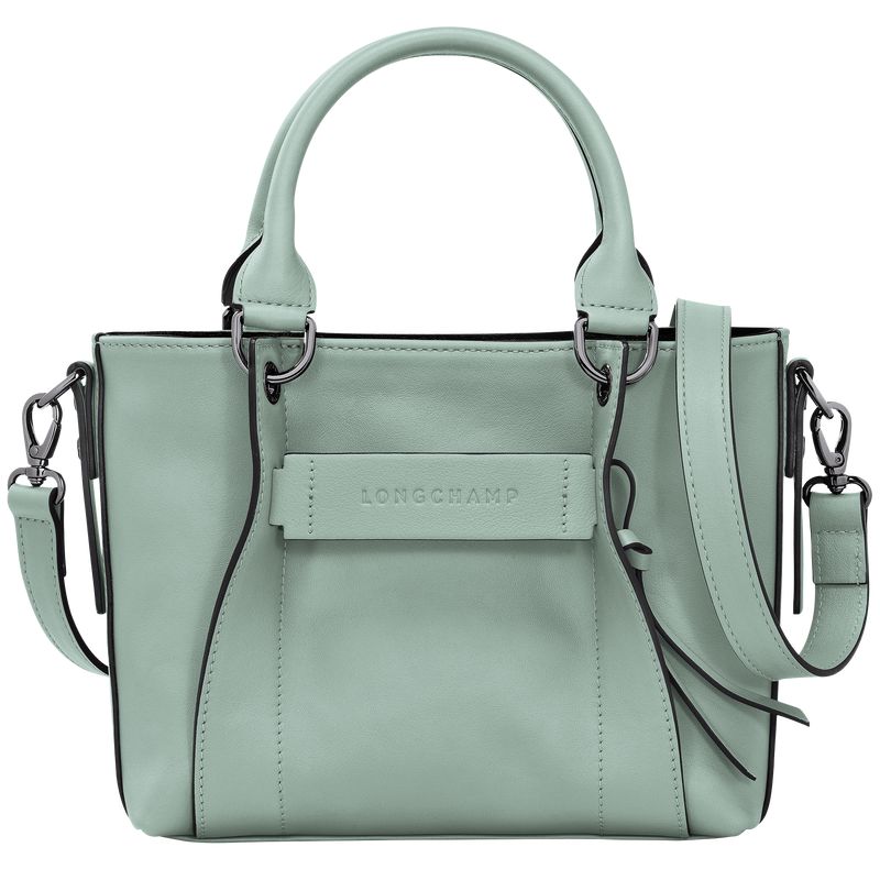 Women Longchamp 3D S Handbag Blue Green | Ireland-690GKCFTQ