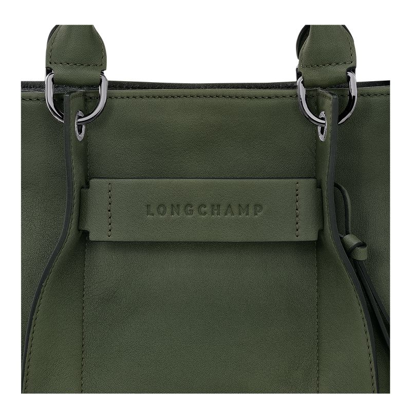 Women Longchamp 3D S Handbag Khaki | Ireland-670SWBRHL