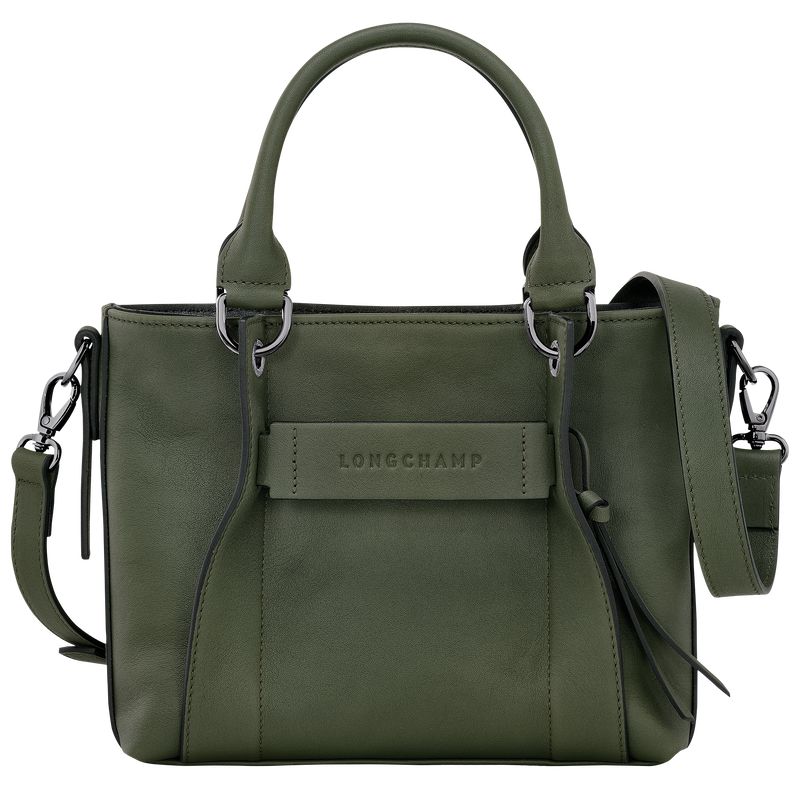 Women Longchamp 3D S Handbag Khaki | Ireland-670SWBRHL