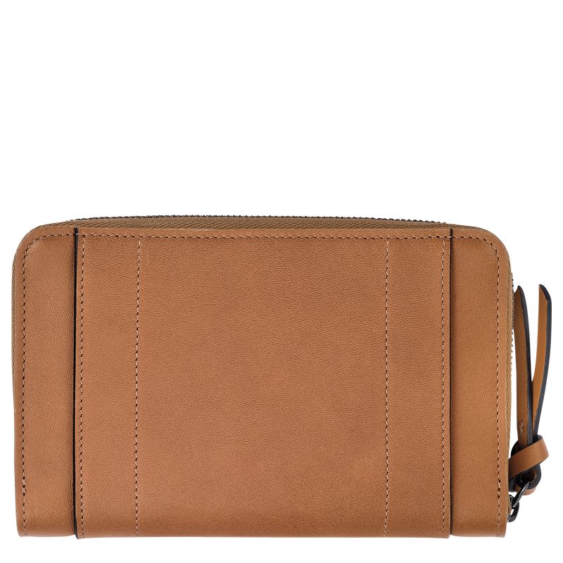 Women Longchamp 3D Wallet Beige | Ireland-287RIPJSA