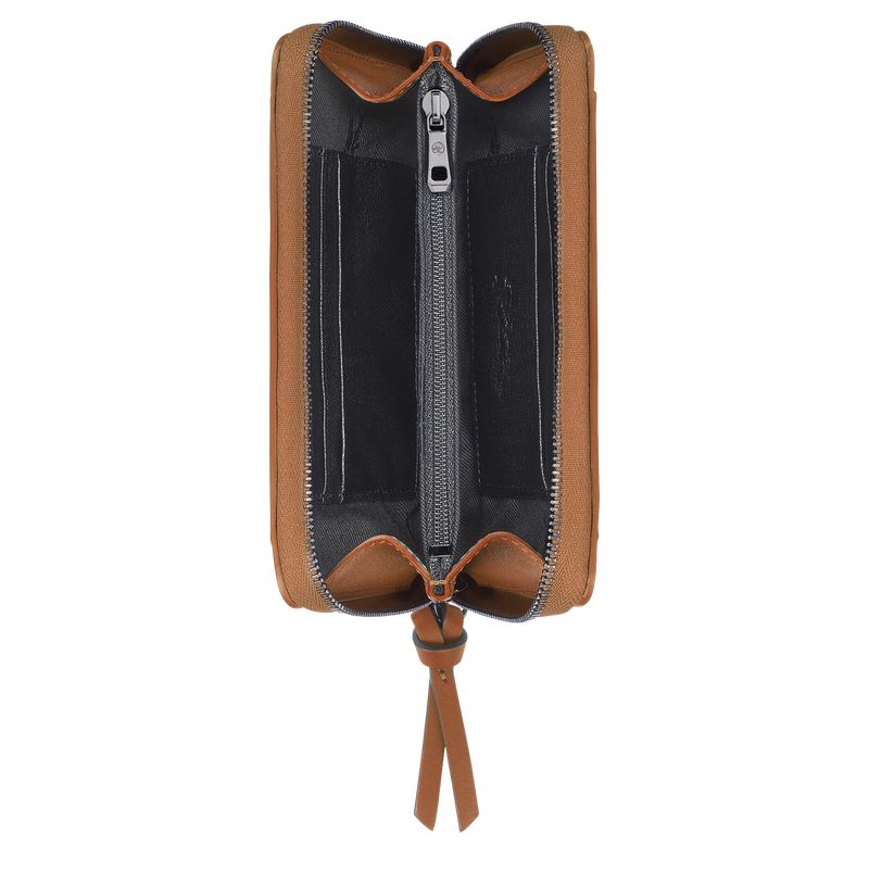 Women Longchamp 3D Wallet Beige | Ireland-287RIPJSA
