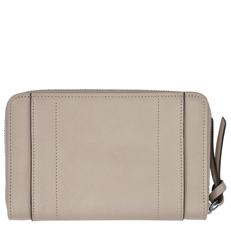 Women Longchamp 3D Wallet Beige | Ireland-397EAGPHL