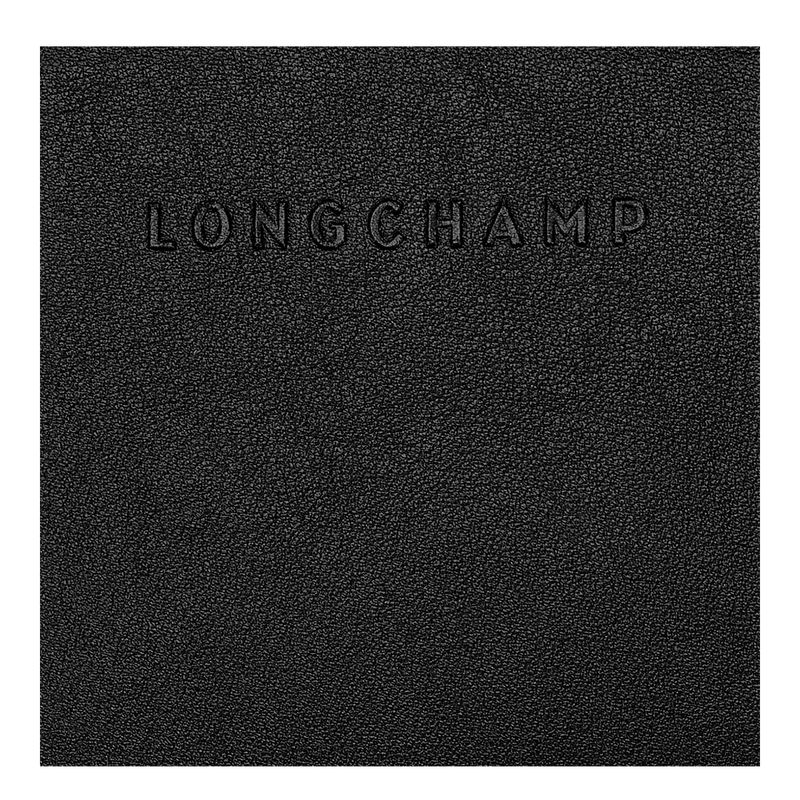 Women Longchamp 3D Wallet Black | Ireland-928ZKCLUX
