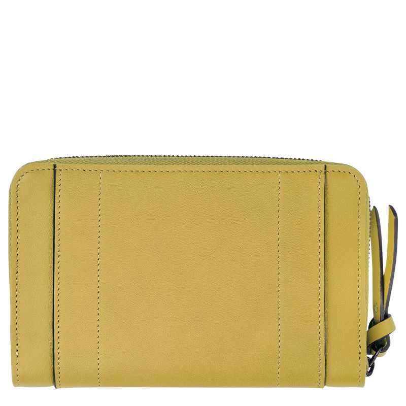 Women Longchamp 3D Wallet Yellow | Ireland-324AJCBGW
