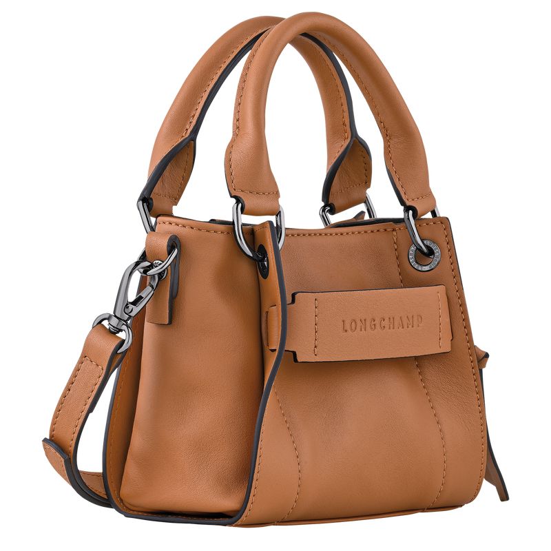 Women Longchamp 3D Xs Handbag Beige | Ireland-698SEXAZT