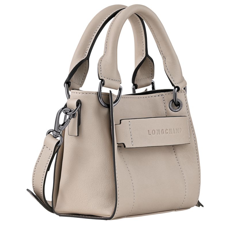 Women Longchamp 3D Xs Handbag Beige | Ireland-815BIFJMG