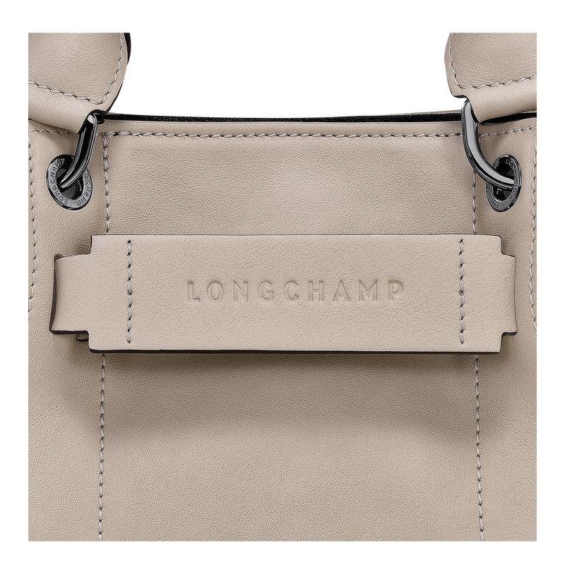 Women Longchamp 3D Xs Handbag Beige | Ireland-815BIFJMG