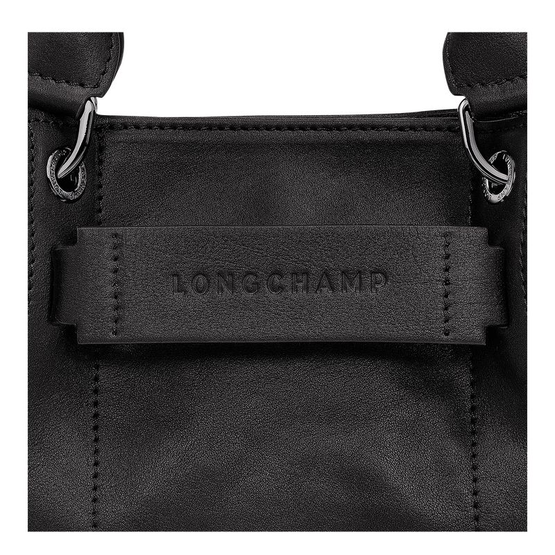 Women Longchamp 3D Xs Handbag Black | Ireland-310BKMLFR