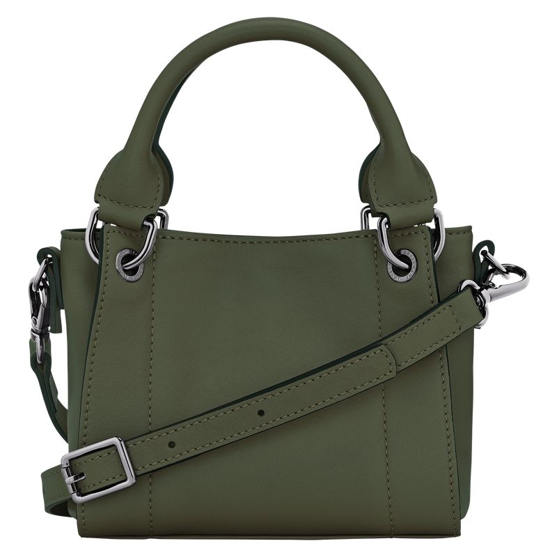 Women Longchamp 3D Xs Handbag Khaki | Ireland-205HWGTPV