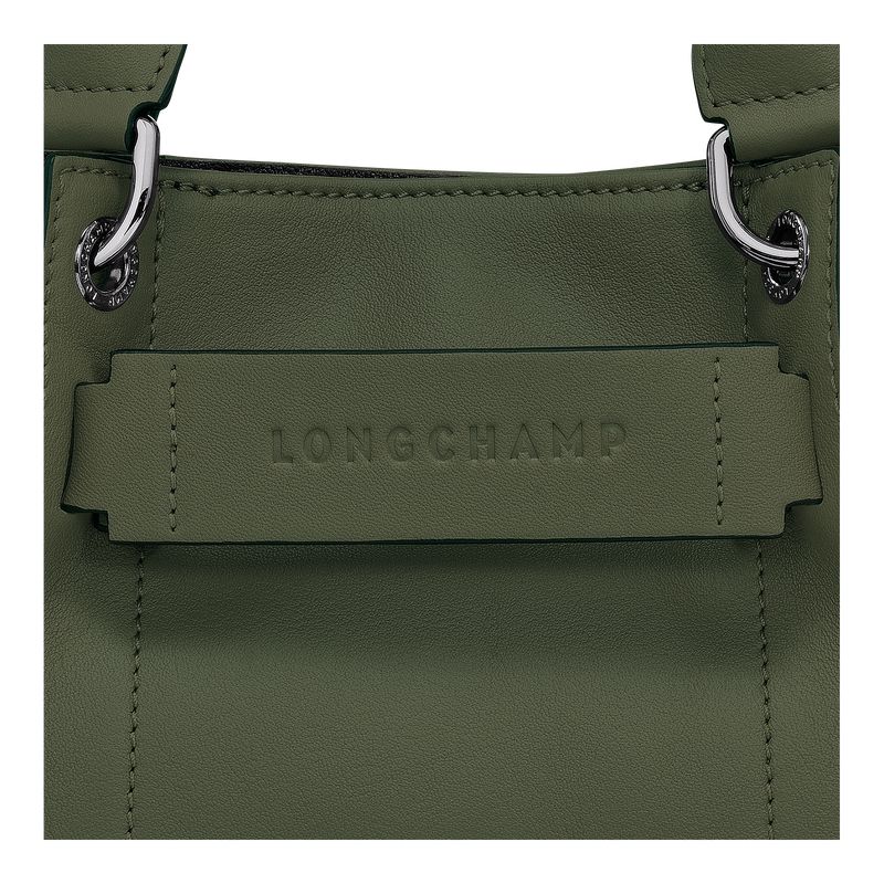 Women Longchamp 3D Xs Handbag Khaki | Ireland-205HWGTPV