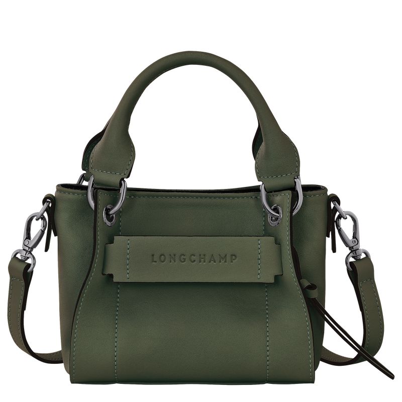 Women Longchamp 3D Xs Handbag Khaki | Ireland-205HWGTPV