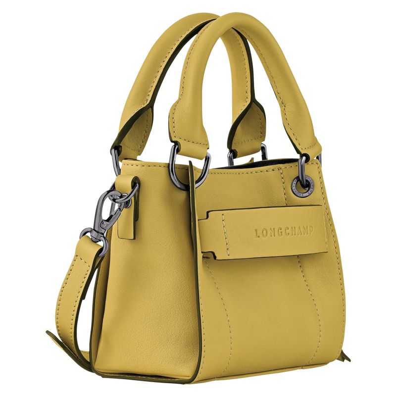 Women Longchamp 3D Xs Handbag Yellow | Ireland-183XPOMDT