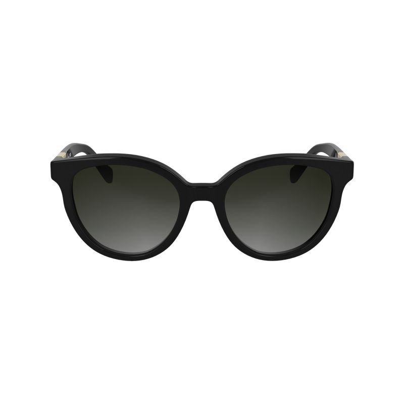 Women Longchamp Acetate Sunglasses Black | Ireland-197FNYABU