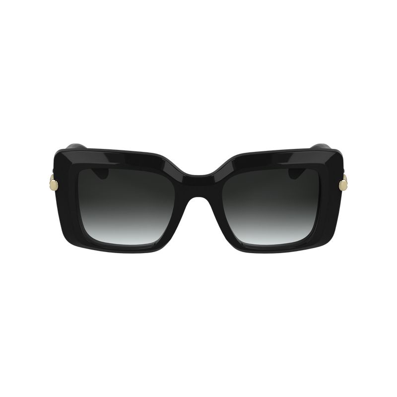 Women Longchamp Acetate Sunglasses Black | Ireland-925DAZTHE