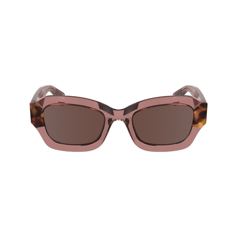 Women Longchamp Acetate Sunglasses Rose | Ireland-135CNYGHV
