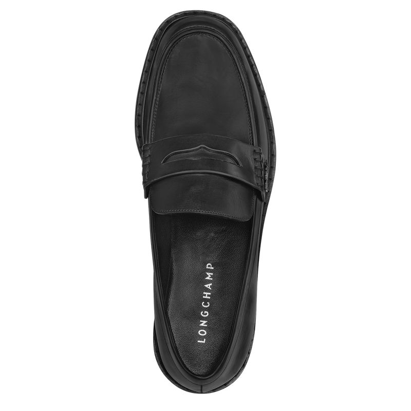 Women Longchamp Au Sultan Loafers Black | Ireland-650CARUEP