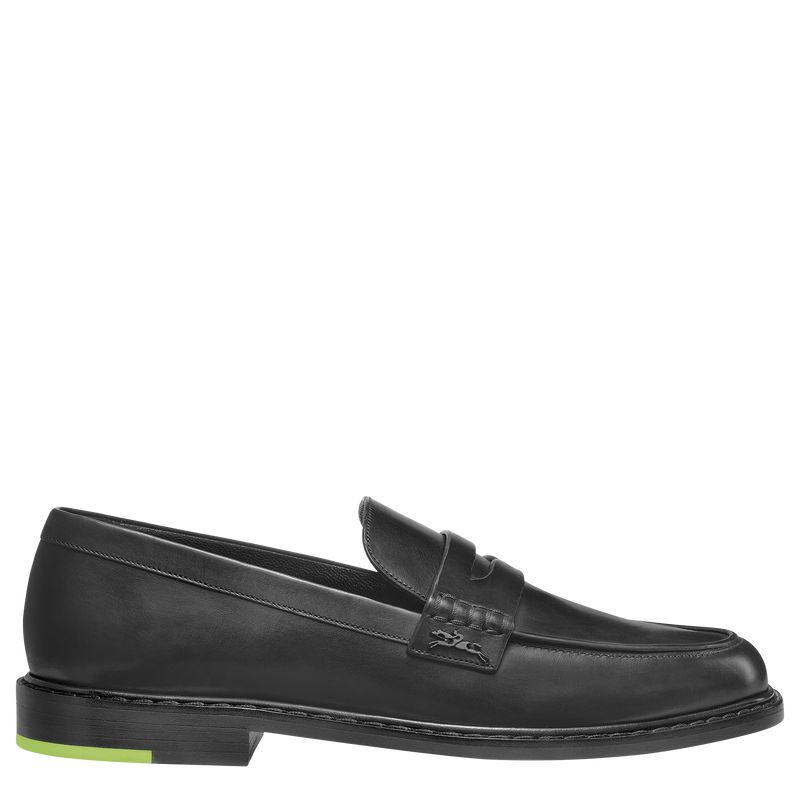 Women Longchamp Au Sultan Loafers Black | Ireland-650CARUEP