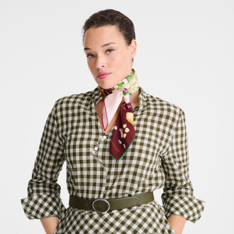 Women Longchamp Beyond The Garden 90 Scarf Multicolor | Ireland-024VPWHEL
