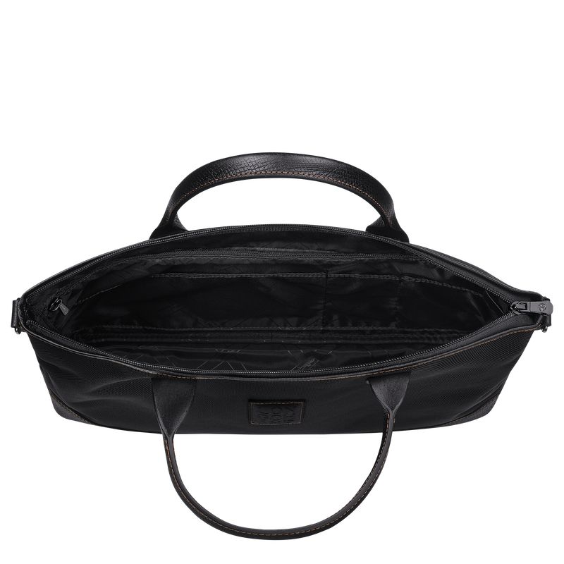 Women Longchamp Boxford S Briefcase Black | Ireland-780YWMHLG