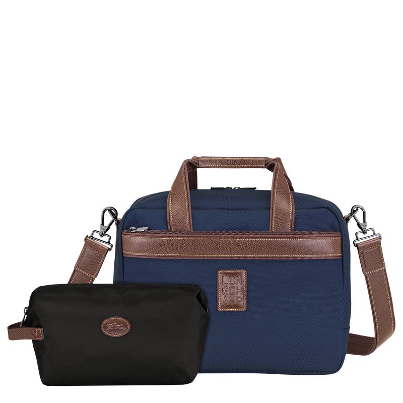 Women Longchamp Boxford S Travel Bag Blue | Ireland-693FLXUBI