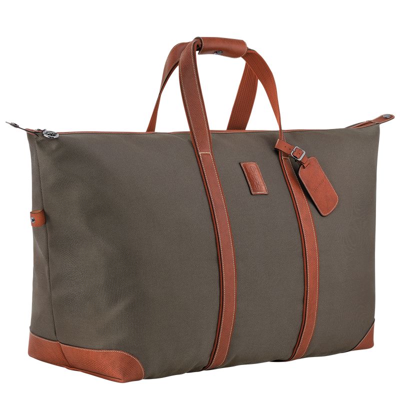 Women Longchamp Boxford Xl Travel Bag Brown | Ireland-876QMYJDV